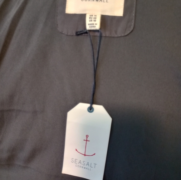 *NEW* SEASALT CORNWALL Stone Collecting Coat in Graphite NWT UK14 12 L - Picture 5 of 7